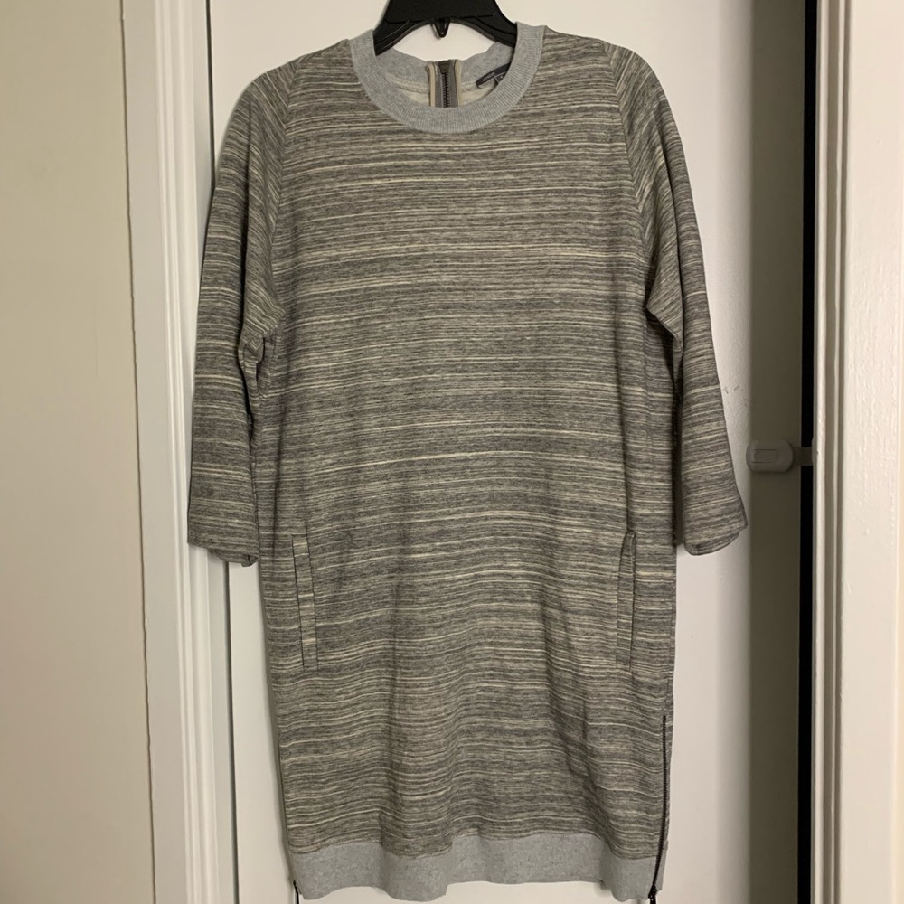 W504 Vince melange women ribbed knit dress size small